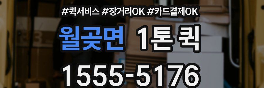 월곶면 1톤 퀵