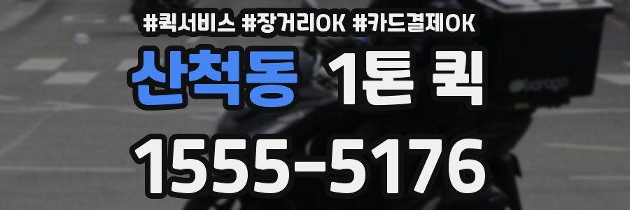 산척동 1톤 퀵