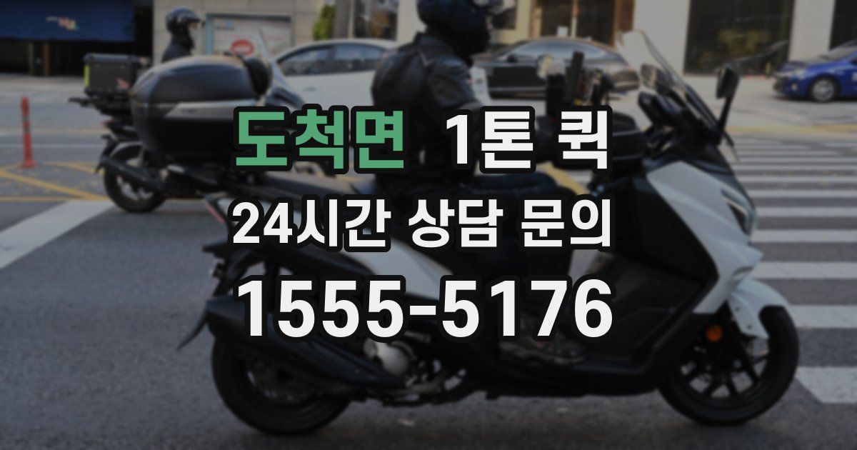도척면 1톤 퀵
