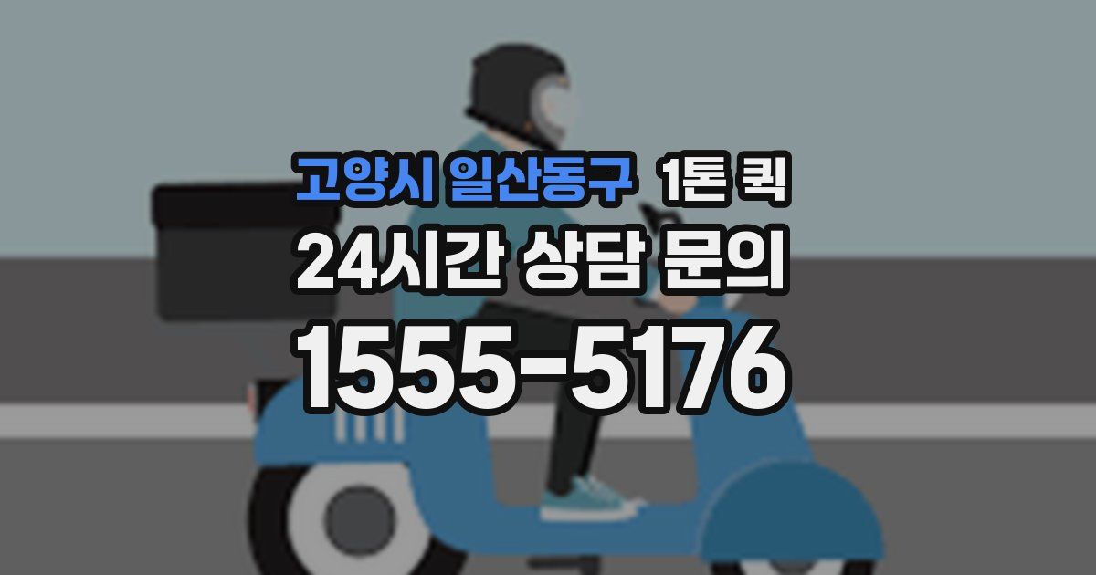 고양시 일산동구 1톤 퀵