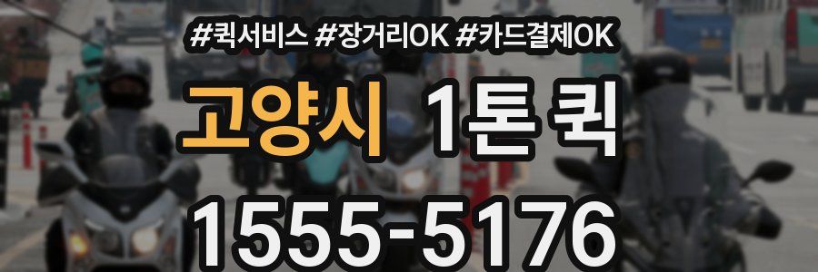 고양시 1톤 퀵