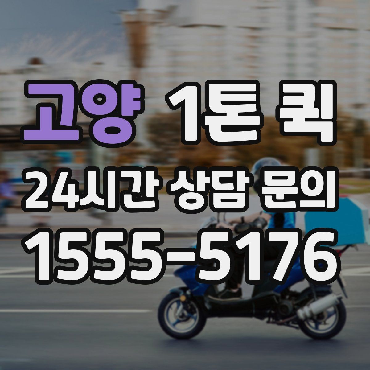 고양 1톤 퀵 적재 가능 품목과 제외 품목
