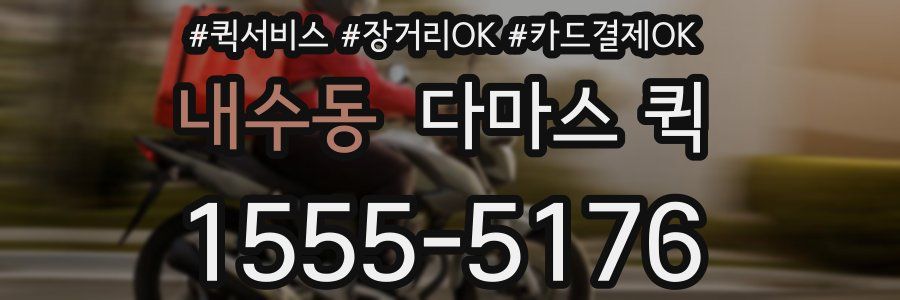 내수동 다마스 퀵