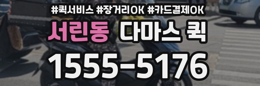 서린동 다마스 퀵