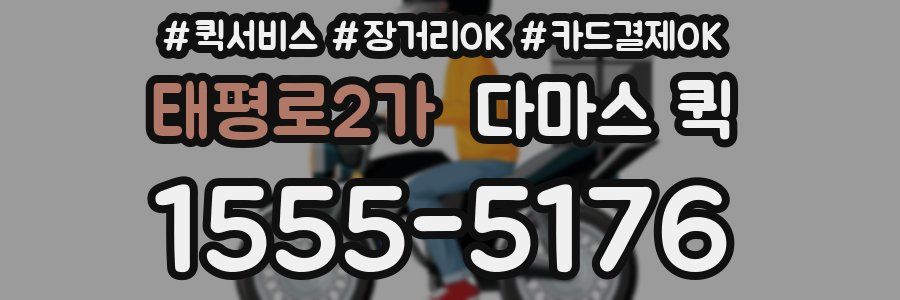 태평로2가 다마스 퀵