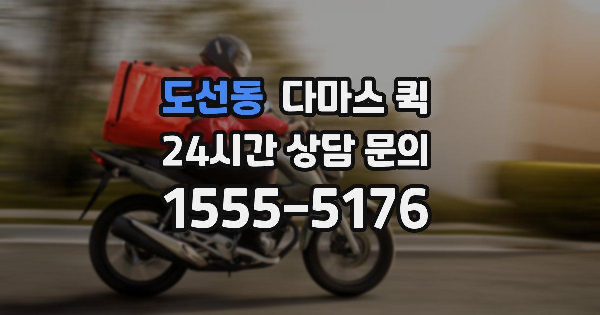 도선동 다마스 퀵