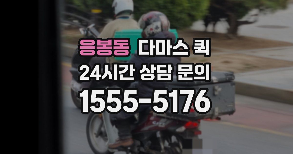 응봉동 다마스 퀵