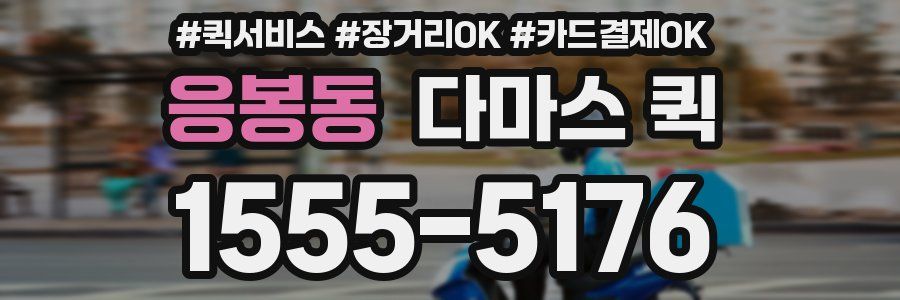 응봉동 다마스 퀵