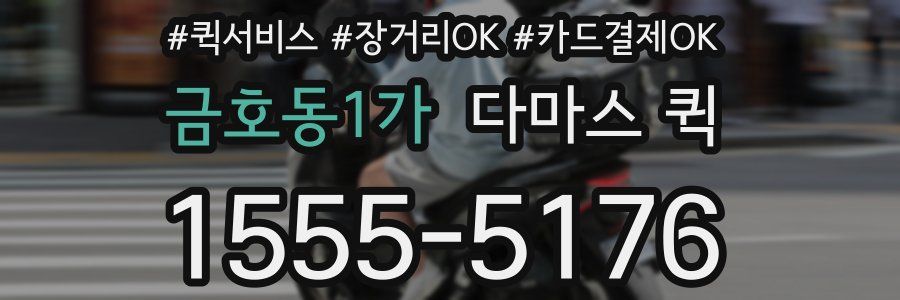 금호동1가 다마스 퀵