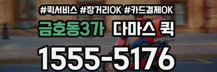 금호동3가 다마스 퀵
