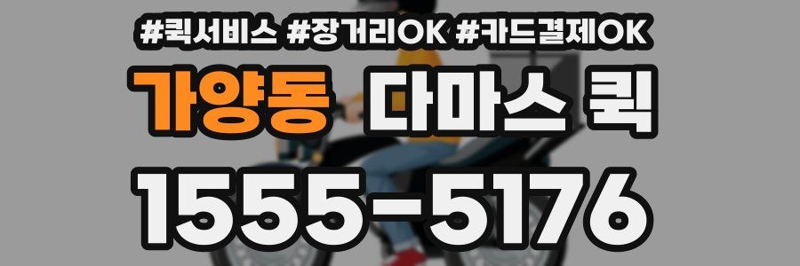 가양동 다마스 퀵