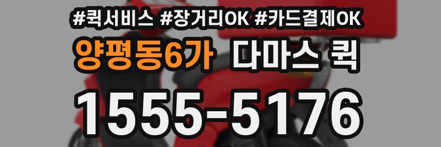 양평동6가 다마스 퀵