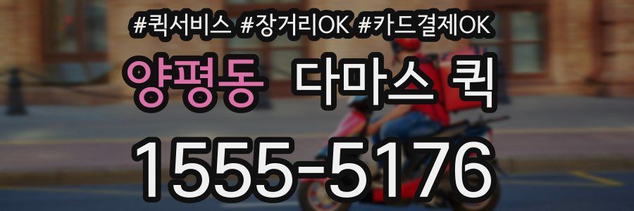 양평동 다마스 퀵