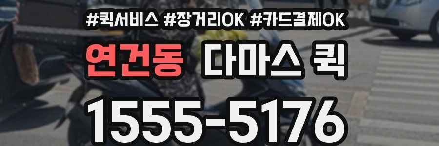 연건동 다마스 퀵
