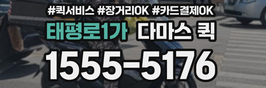 태평로1가 다마스 퀵
