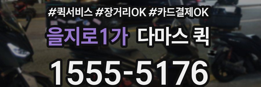 을지로1가 다마스 퀵
