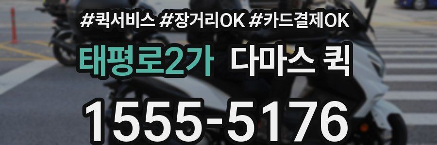 태평로2가 다마스 퀵