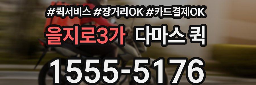 을지로3가 다마스 퀵