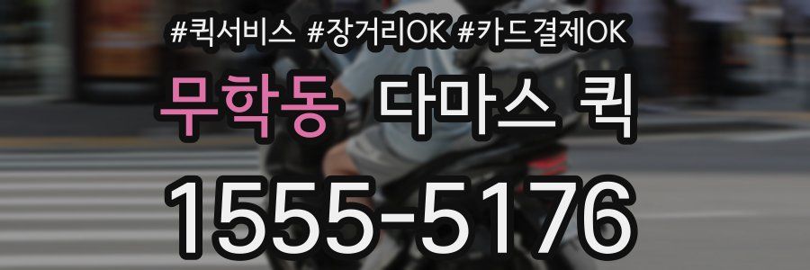 무학동 다마스 퀵