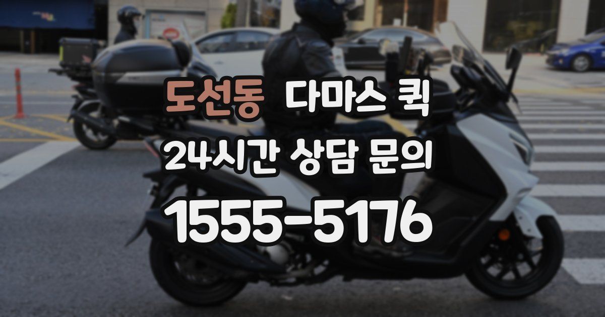 도선동 다마스 퀵