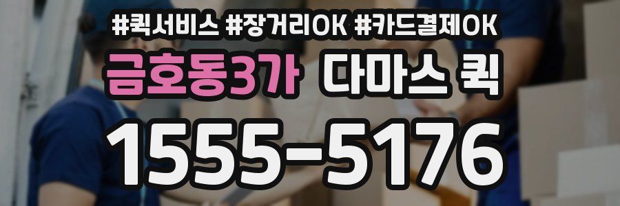 금호동3가 다마스 퀵
