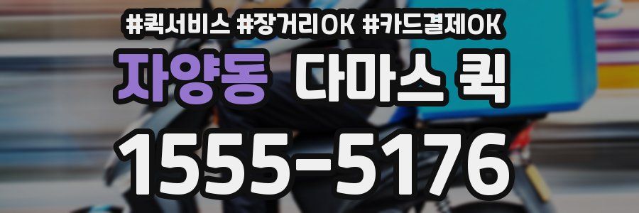 자양동 다마스 퀵
