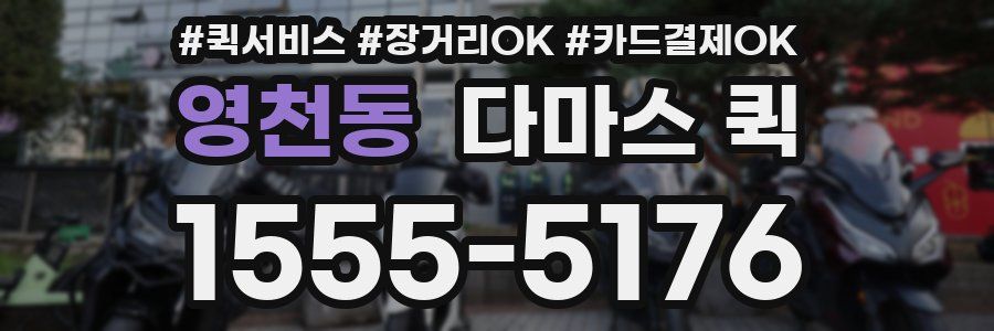 영천동 다마스 퀵