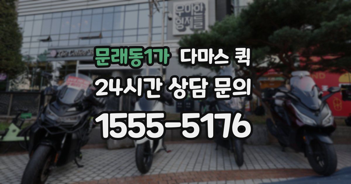 문래동1가 다마스 퀵