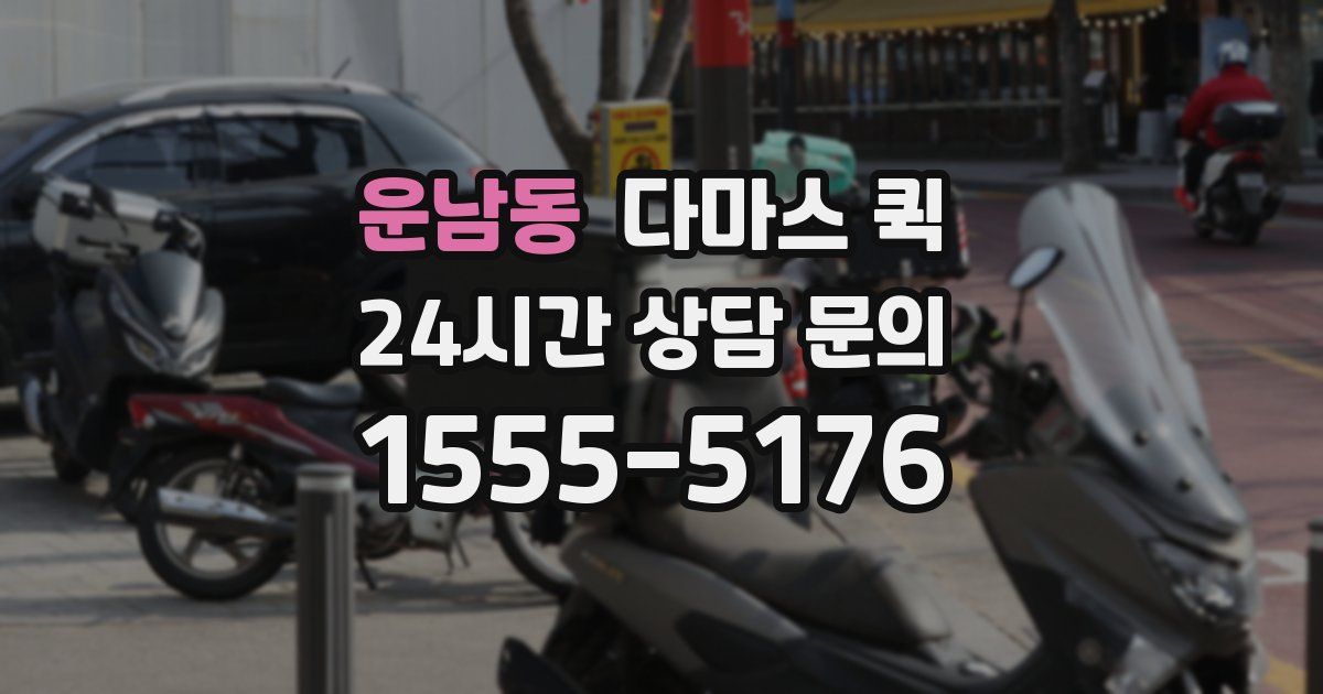운남동 다마스 퀵