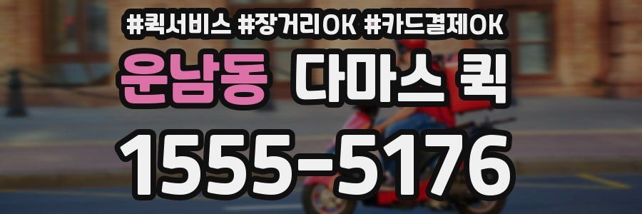 운남동 다마스 퀵