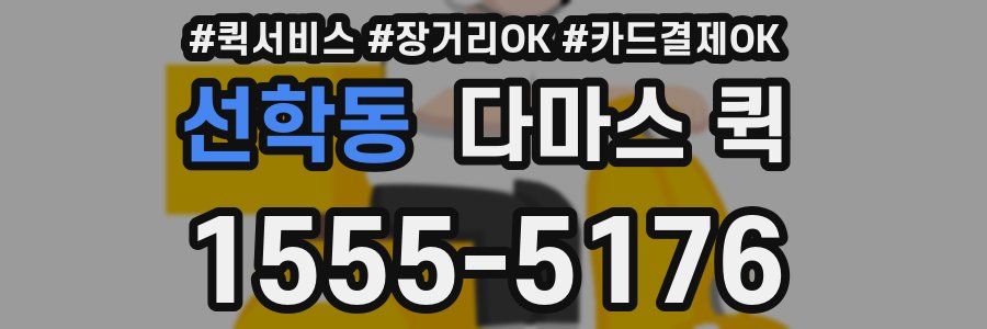선학동 다마스 퀵