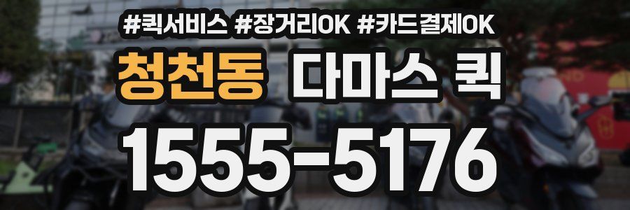 청천동 다마스 퀵