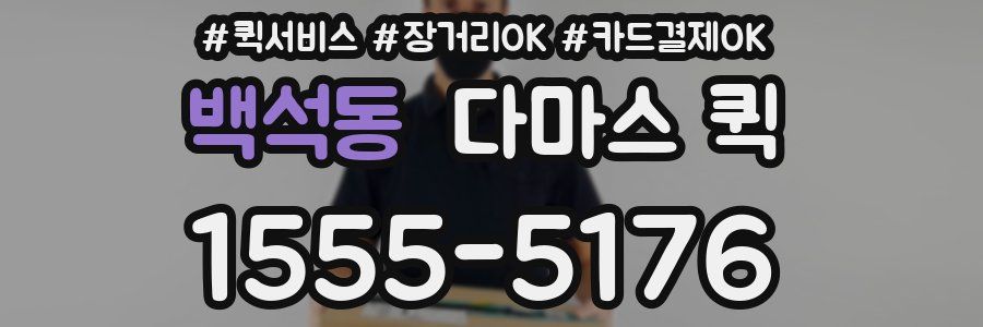 백석동 다마스 퀵