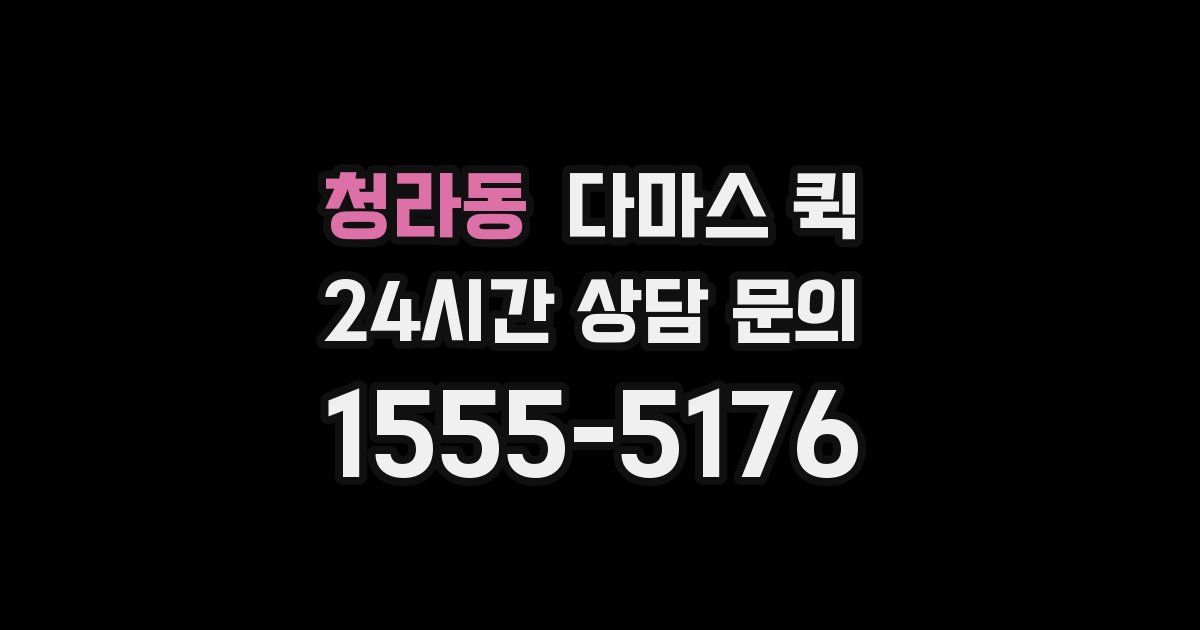 청라동 다마스 퀵