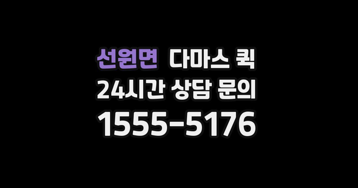 선원면 다마스 퀵