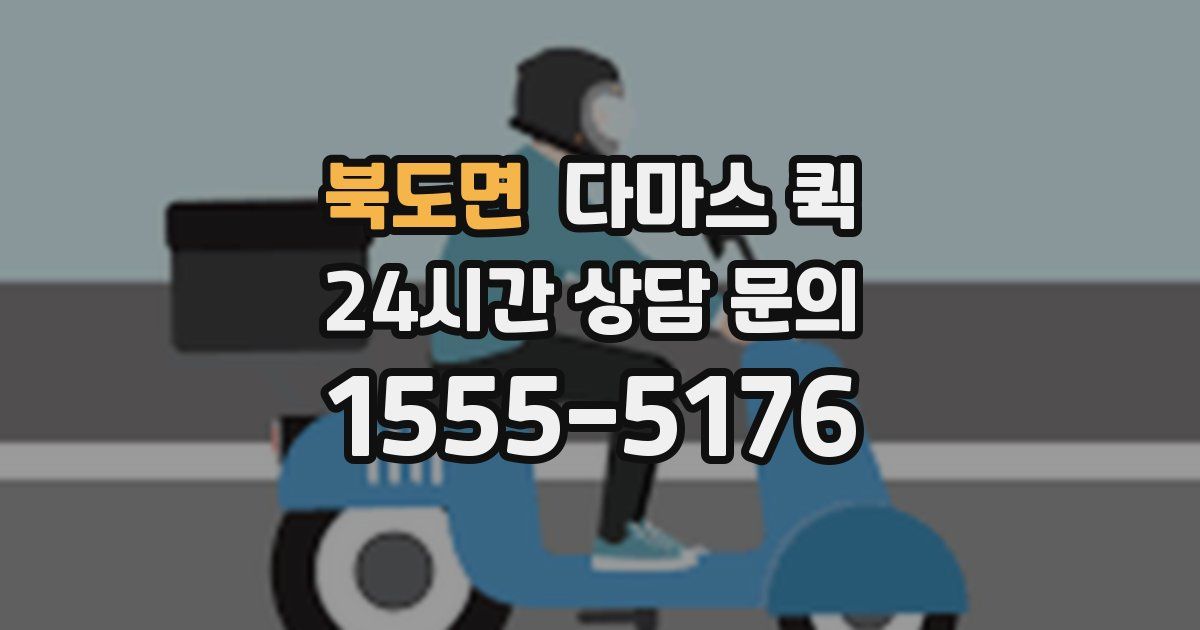 북도면 다마스 퀵