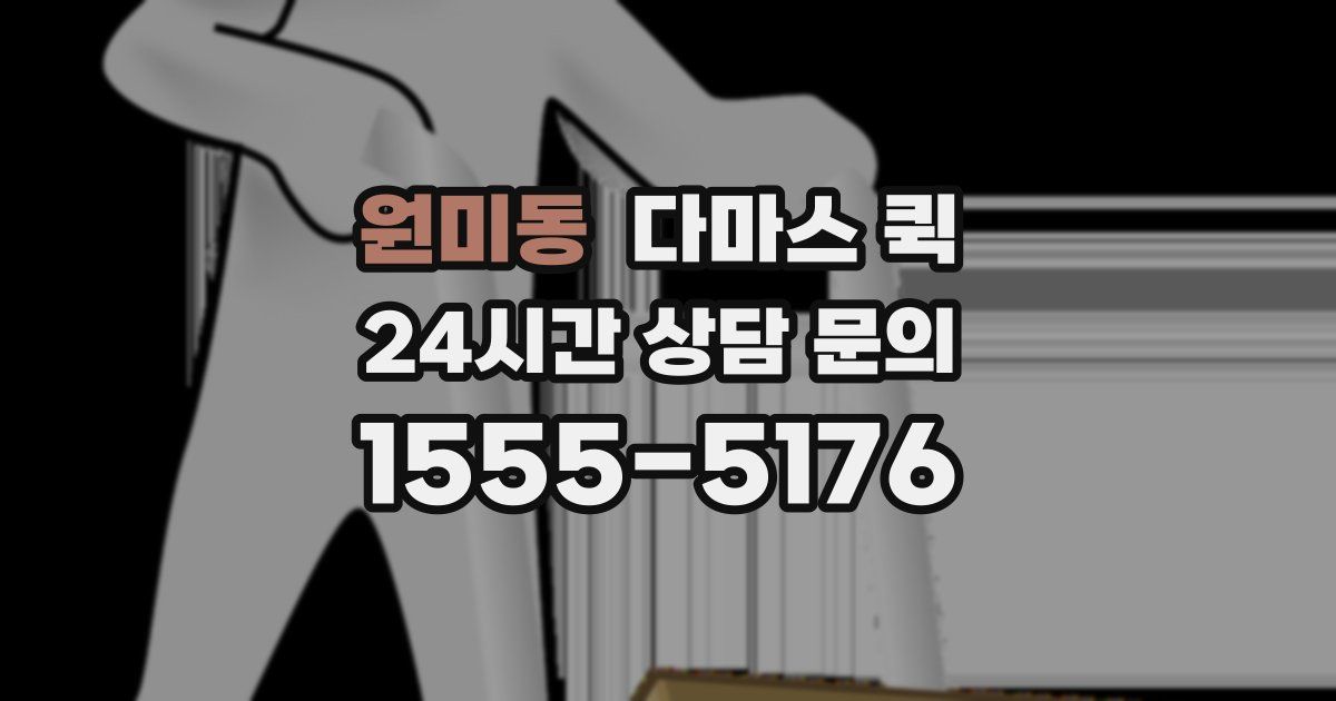 원미동 다마스 퀵