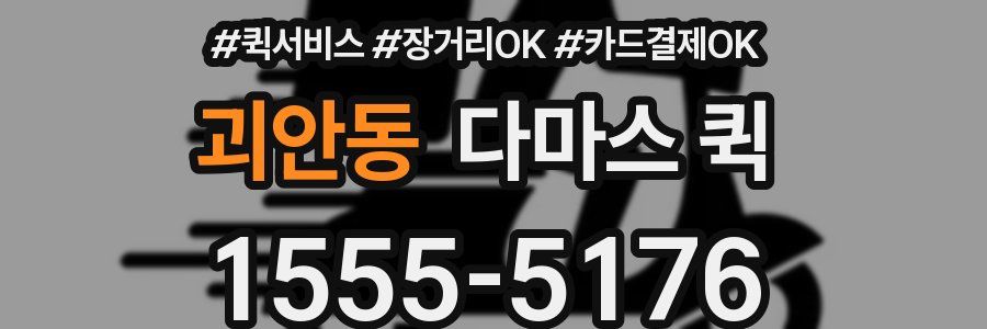 괴안동 다마스 퀵