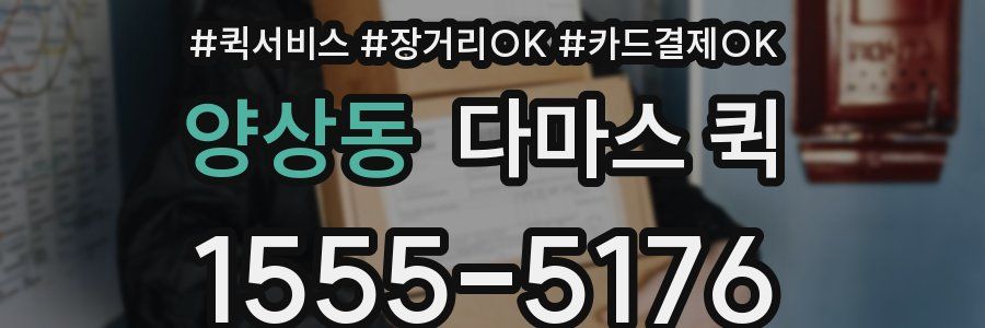 양상동 다마스 퀵