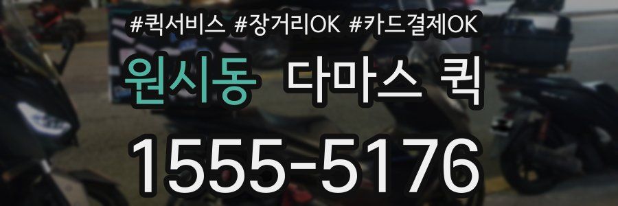 원시동 다마스 퀵
