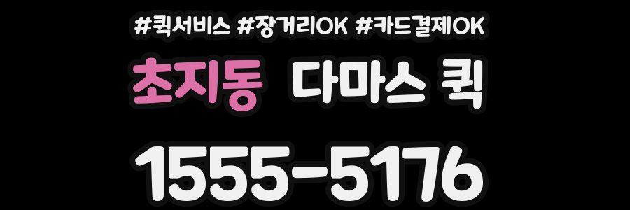 초지동 다마스 퀵