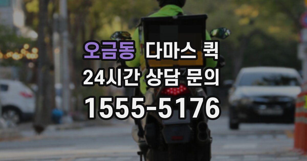 오금동 다마스 퀵