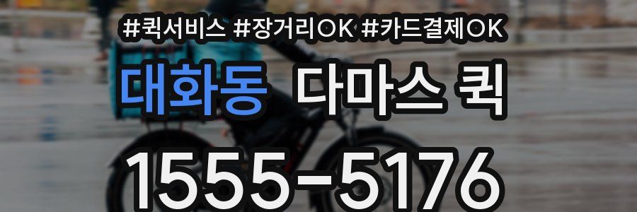 대화동 다마스 퀵
