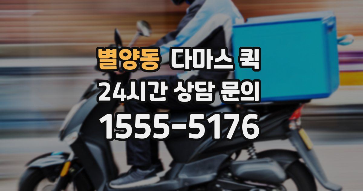 별양동 다마스 퀵