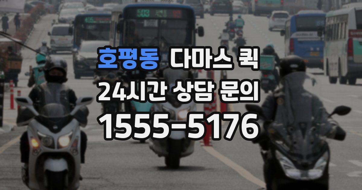 호평동 다마스 퀵