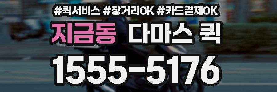 지금동 다마스 퀵