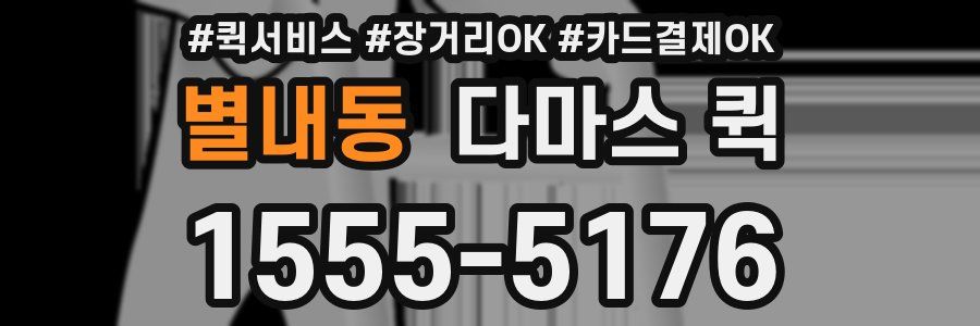 별내동 다마스 퀵