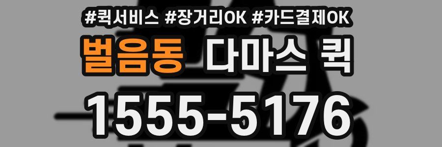 벌음동 다마스 퀵
