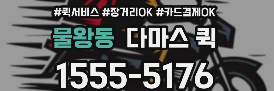 물왕동 다마스 퀵