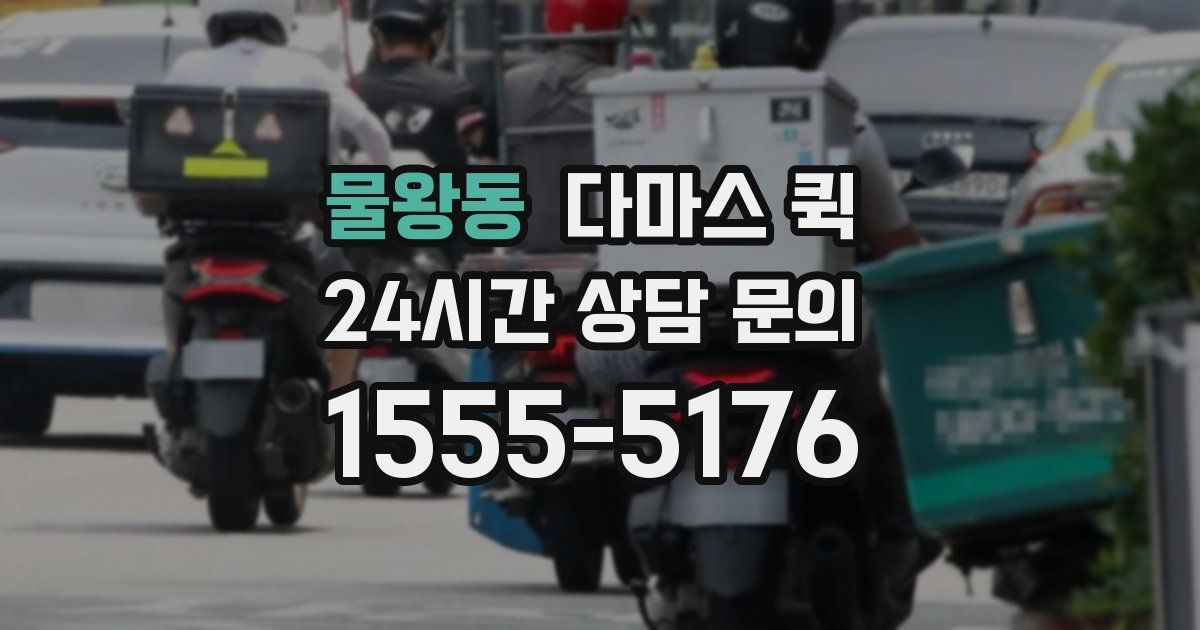 물왕동 다마스 퀵